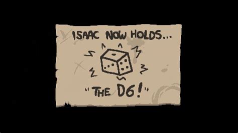 isaac d6|d6 isaac rebirth unlock.